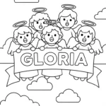 coloriage ange updated à imprimer pdf gratuit