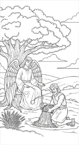 coloriage ange updated pour enfant de 7 ans