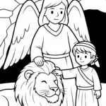 imprimer coloriage ange updated pour enfant