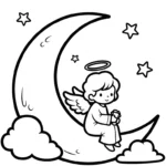 coloriage ange updated a dessiner en ligne