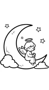 coloriage ange updated a dessiner en ligne