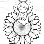 coloriage ange updated pour enfant de 8 ans