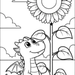 coloriage dragon updated pour enfants a imprimer