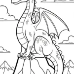 coloriage dragon updated à imprimer pour enfant de 10 ans