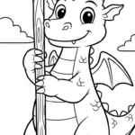 coloriage dragon updated pour enfants a imprimer