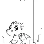 coloriage dragon updated en ligne pour enfant