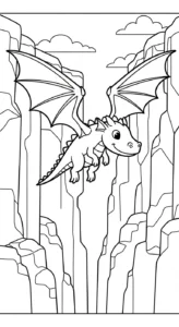 coloriage dragon updated à imprimer pour enfant de 10 ans