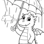 coloriage dragon updated gratuit à imprimer