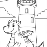 coloriage dragon updated à imprimer pour enfant de 7 ans