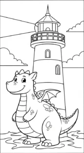 coloriage dragon updated à imprimer pour enfant de 7 ans