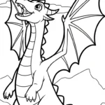 imprimer coloriage dragon updated