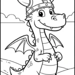 coloriage dragon updated a imprimer