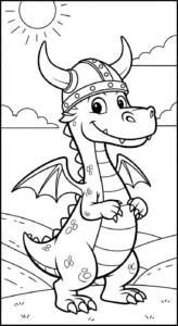 coloriage dragon updated a imprimer