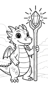 coloriage dragon updated à imprimer gratuit