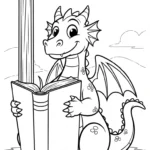 coloriage dragon updated a imprimer gratuit