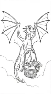 coloriage dragon updated à imprimer pour enfant de 7 ans