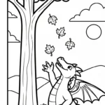 coloriage dragon updated pour enfants à télécharger