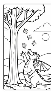 coloriage dragon updated pour enfants à télécharger