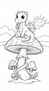 coloriage dragon updated pour enfants à télécharger