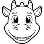 coloriage dragon updated à imprimer pour enfant de 2 ans