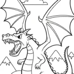 coloriage dragon updated pour enfant a imprimer gratuit