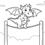 coloriage dragon updated à imprimer gratuitement pdf