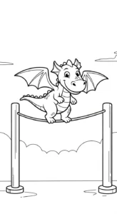 coloriage dragon updated à imprimer gratuitement pdf