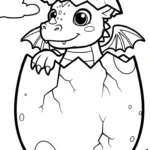 coloriage dragon updated à imprimer pour enfants