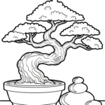 coloriage Bonsaï gratuit a imprimer