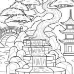 image pour coloriage Bonsaï enfant