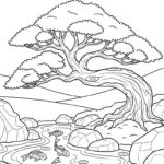 coloriage Bonsaï a colorier en ligne