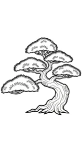 coloriage Bonsaï et dessins
