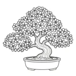 coloriage Bonsaï pour enfants