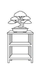 coloriage Bonsaï pour enfants a imprimer gratuit