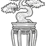 coloriage Bonsaï pour bebe a imprimer