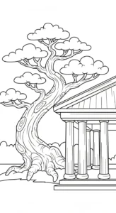 coloriage Bonsaï pour enfant à imprimer
