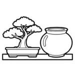 coloriage Bonsaï a colorier en ligne