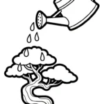coloriage Bonsaï gratuit a imprimer
