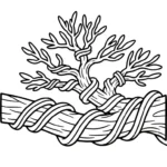 coloriage Bonsaï à imprimer pour enfant de 8 ans