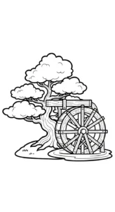 a imprimer coloriage Bonsaï gratuit