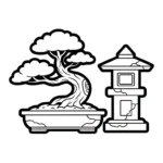 coloriage Bonsaï à imprimer pour enfants