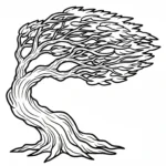 coloriage Bonsaï pour enfant à imprimer