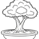 imprimer coloriage Bonsaï gratuit