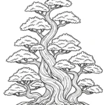 télécharger coloriage Bonsaï gratuit