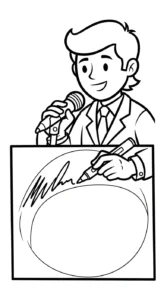 coloriage Chanteuse pour enfant de 2 ans