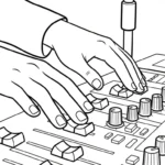coloriage Chanteuse pour enfants à imprimer