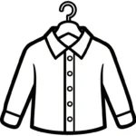 coloriage Chemise pour enfant de 3 ans