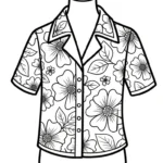 coloriage Chemise a imprimer