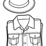 coloriage Chemise pour enfants a imprimer