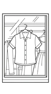 coloriage Chemise à imprimer pdf